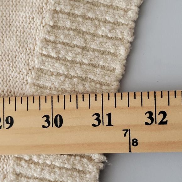 BDG Urban Outfitters Cream Sweater V Neck Oversized Vest Men Size M/L - Picture 5 of 9